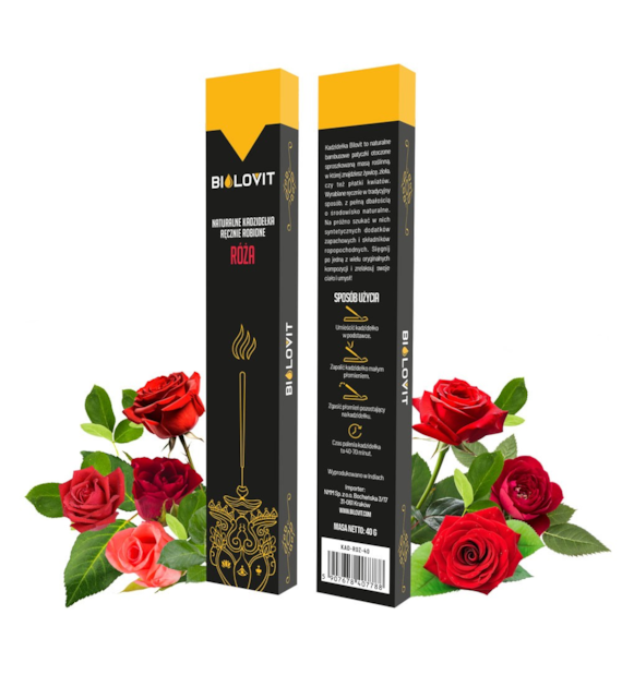 Bilovit Naturalne kadzidełka zapachowe Róża - 40 g