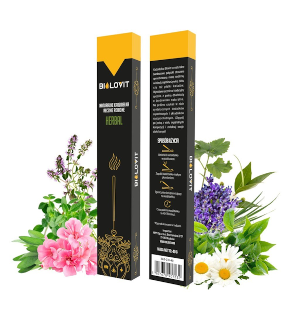 Bilovit Naturalne kadzidełka zapachowe Herbal - 40 g