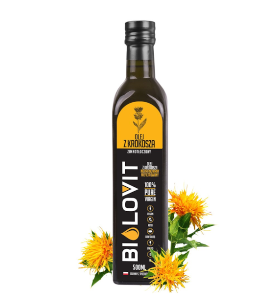 Bilovit Olej z krokosza zimnotłoczony - 500 ml