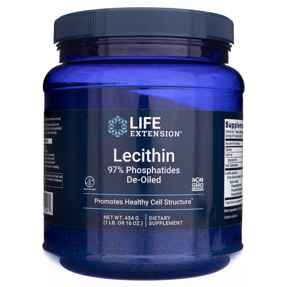 Life Extension Lecytyna sojowa BEZ GMO w granulkach - 454 g