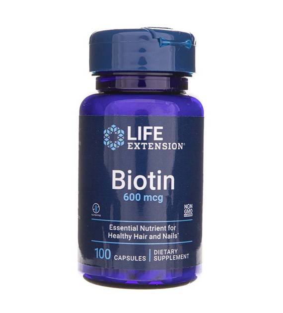 Life Extension Biotyna 600 mcg - 100 kapsułek