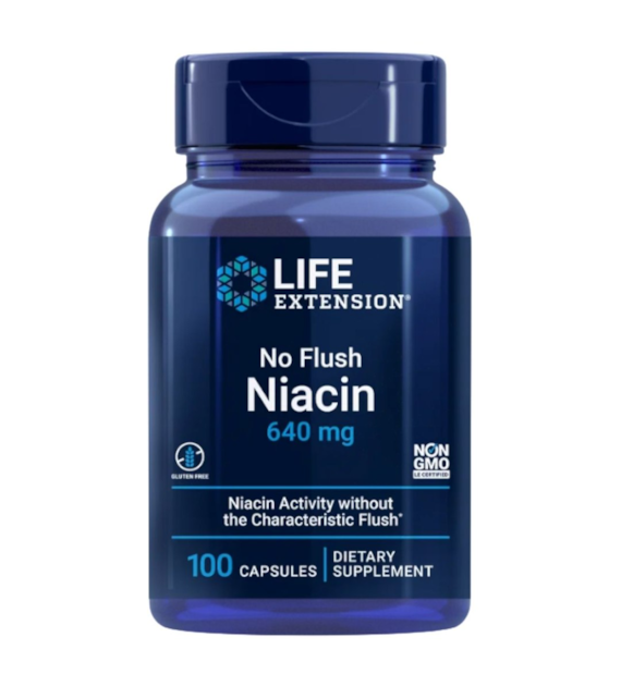 Life Extension Niacyna bez rumienia - 100 kapsułek