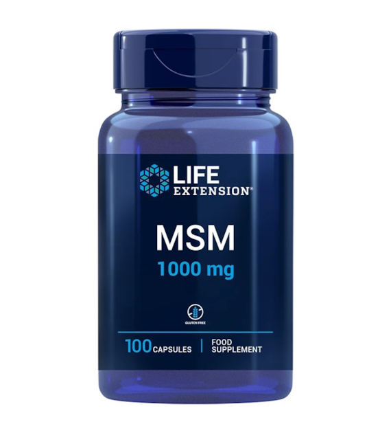 Life Extension MSM 1000 mg - 100 Capsules