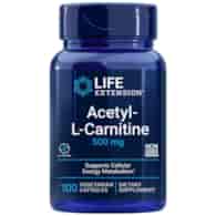 Life Extension Acetylo-L-karnityna 500 mg - 100 kapsułek