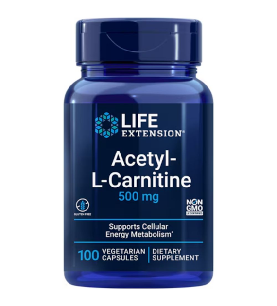 Life Extension Acetylo-L-karnityna 500 mg - 100 kapsułek