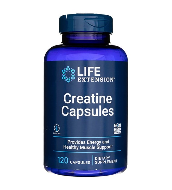 Life Extension Creatine Capsules - 120 Capsules