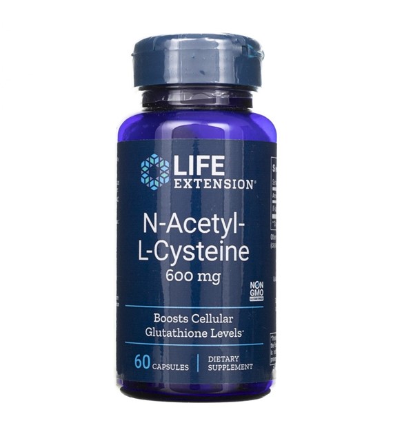 Life Extension N-Acetyl-L-Cysteine (NAC) 600 mg - 60 Capsules