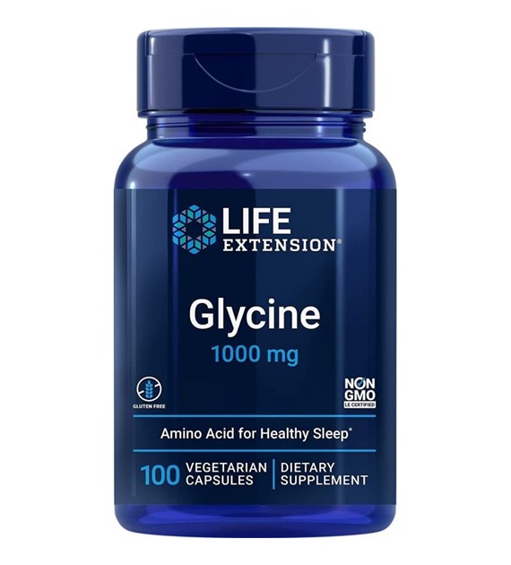 Life Extension Glycin 1000 mg - 100 Veg kapslí
