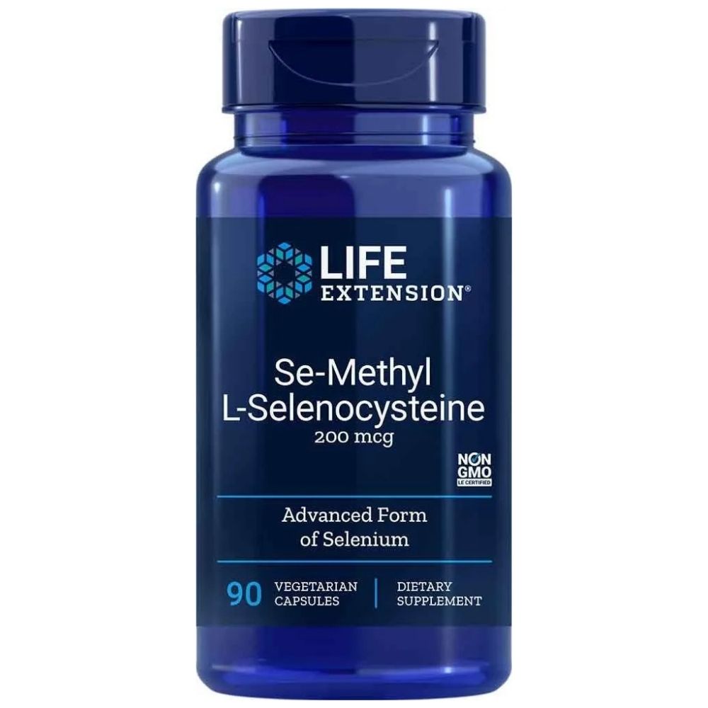 Life Extension Se-Metylo-L-Selenocysteina, Selen 200 mcg - 90 kapsułek