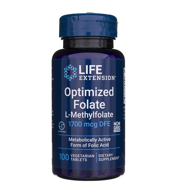 Life Extension Enhanced Optimized Folate 1700 mcg - 100 tablet