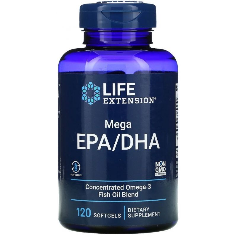 Life Extension Mega EPA/DHA - 120 Weichkapseln