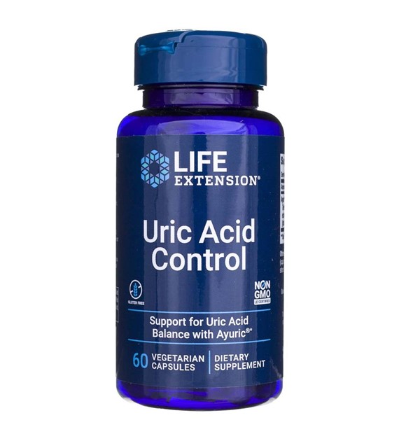 Life Extension Uric Acid Control 100 mg - 60 Veg Capsules