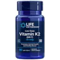 Life Extension Low Dose Vitamin K2 (MK-7) 45 mcg - 90 Softgels