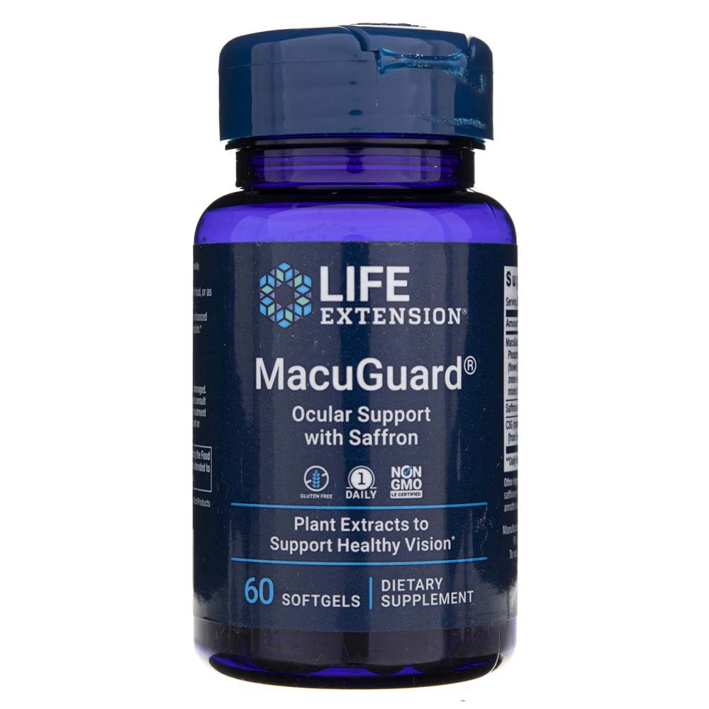 Life Extension MacuGuard® Ocular Support mit Astaxanthin - 60 Weichkapseln