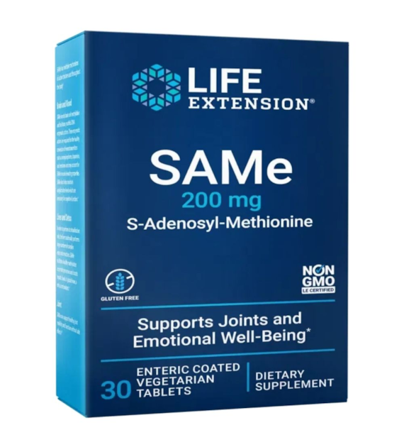 Life Extension SAMe 200 mg - 30 Tablets