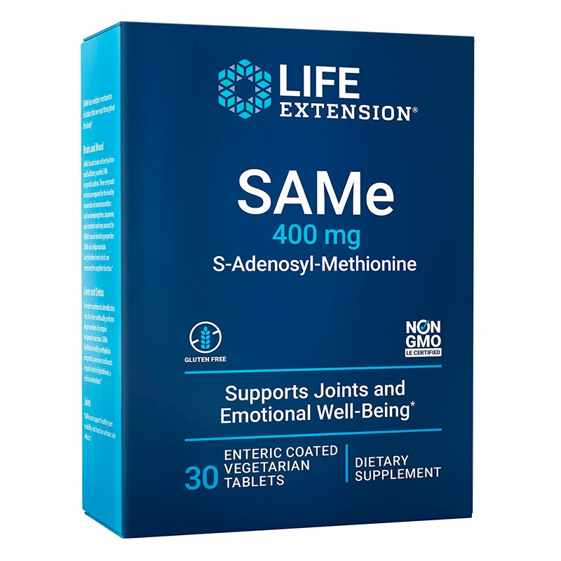 Life Extension SAMe S-adenosyl-methionin 400 mg - 30 tablet