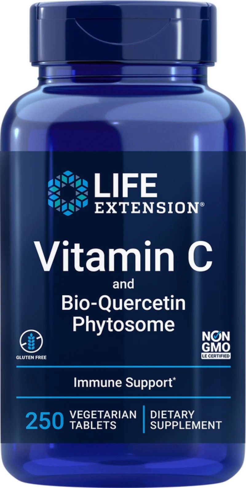 Life Extension Vitamin C and Bio-Quercetin Phytosome - 250 Tablets