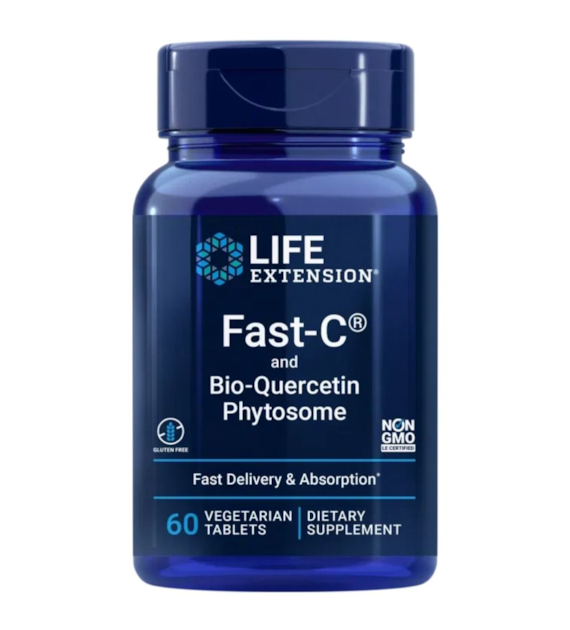 Life Extension Fast-C® and Bio-Quercetin Phytosome - 60 Tablets
