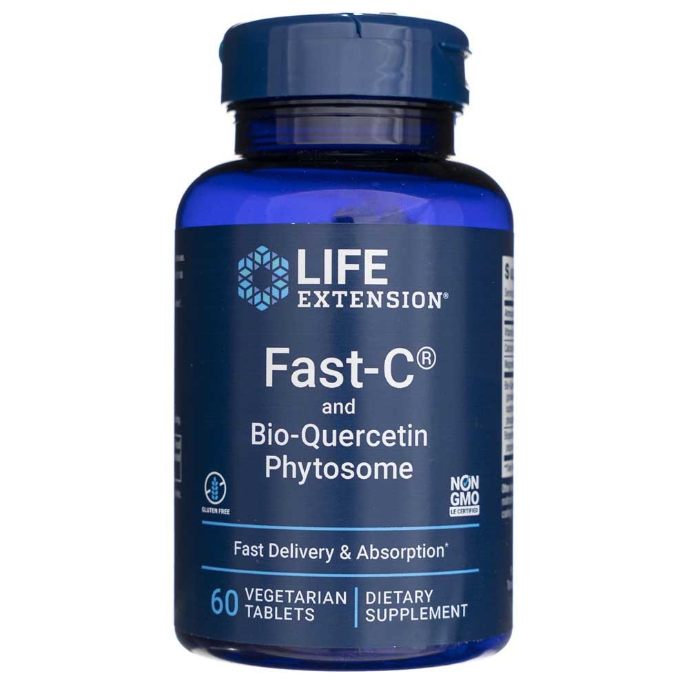 Life Extension Fast-C i Fitosom Bio-Kwercetyny - 60 tabletek