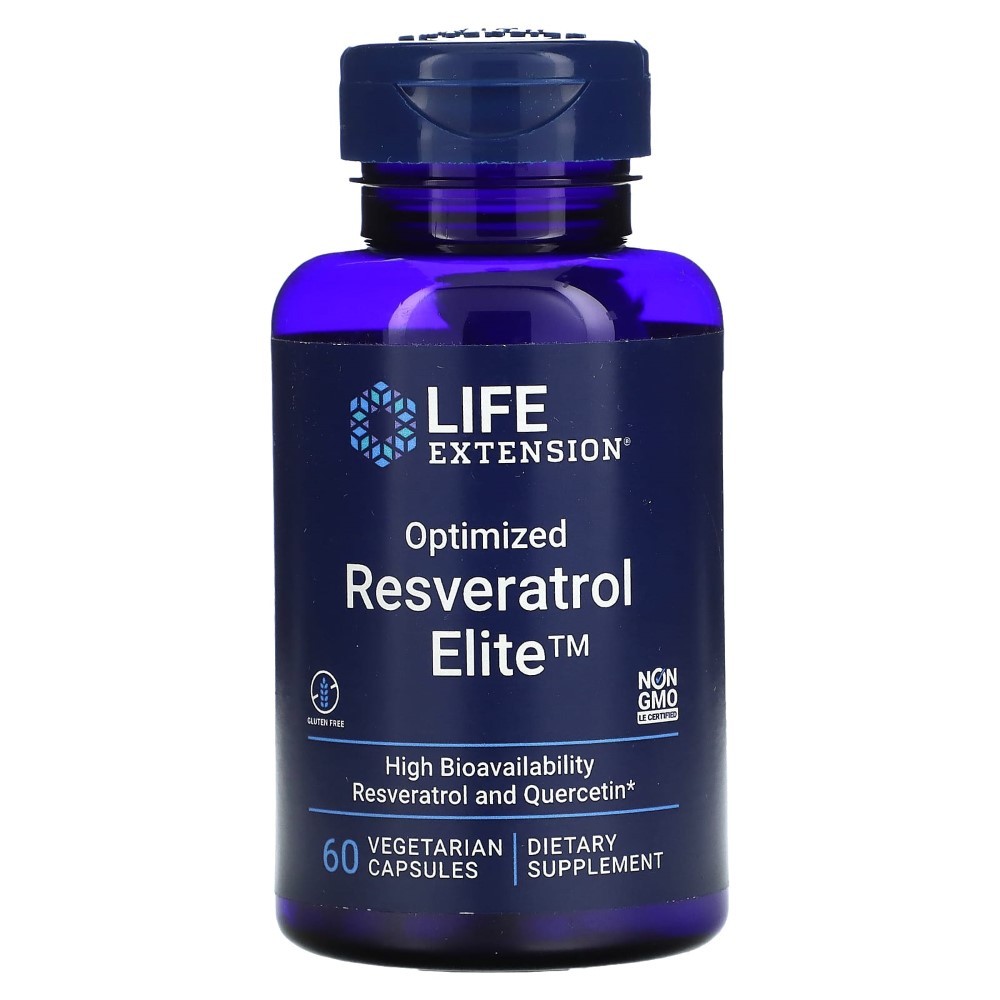 Life Extension Optymalizowany Resweratrol - 60 kapsułek