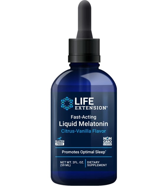 Life Extension Schnell wirkendes flüssiges Melatonin - 59 ml