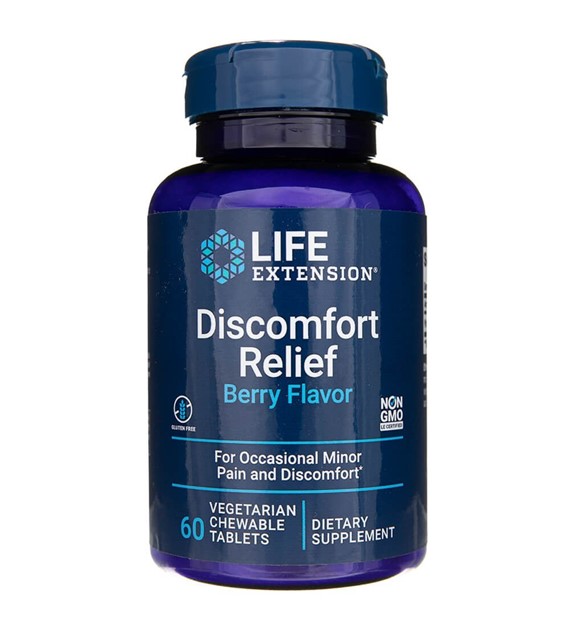 Life Extension Discomfort Relief (Berry Flavor) - 60 Tablets