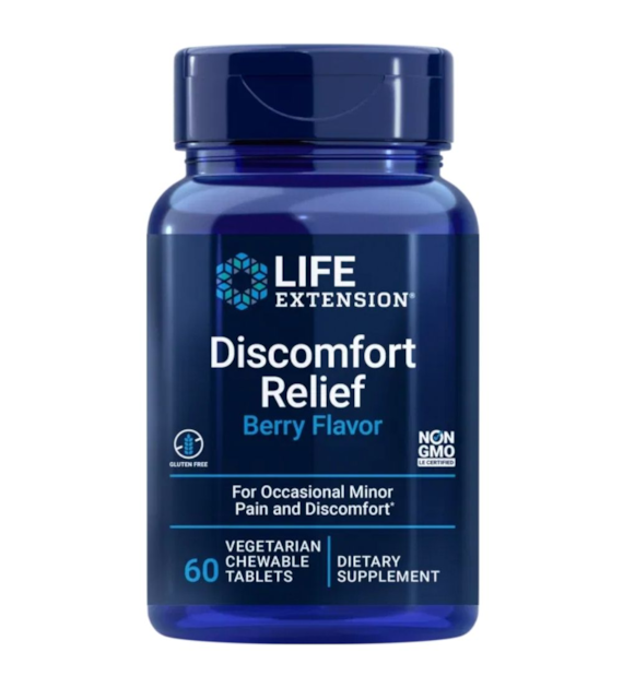 Life Extension Discomfort Relief (Berry Flavor) - 60 Tablets