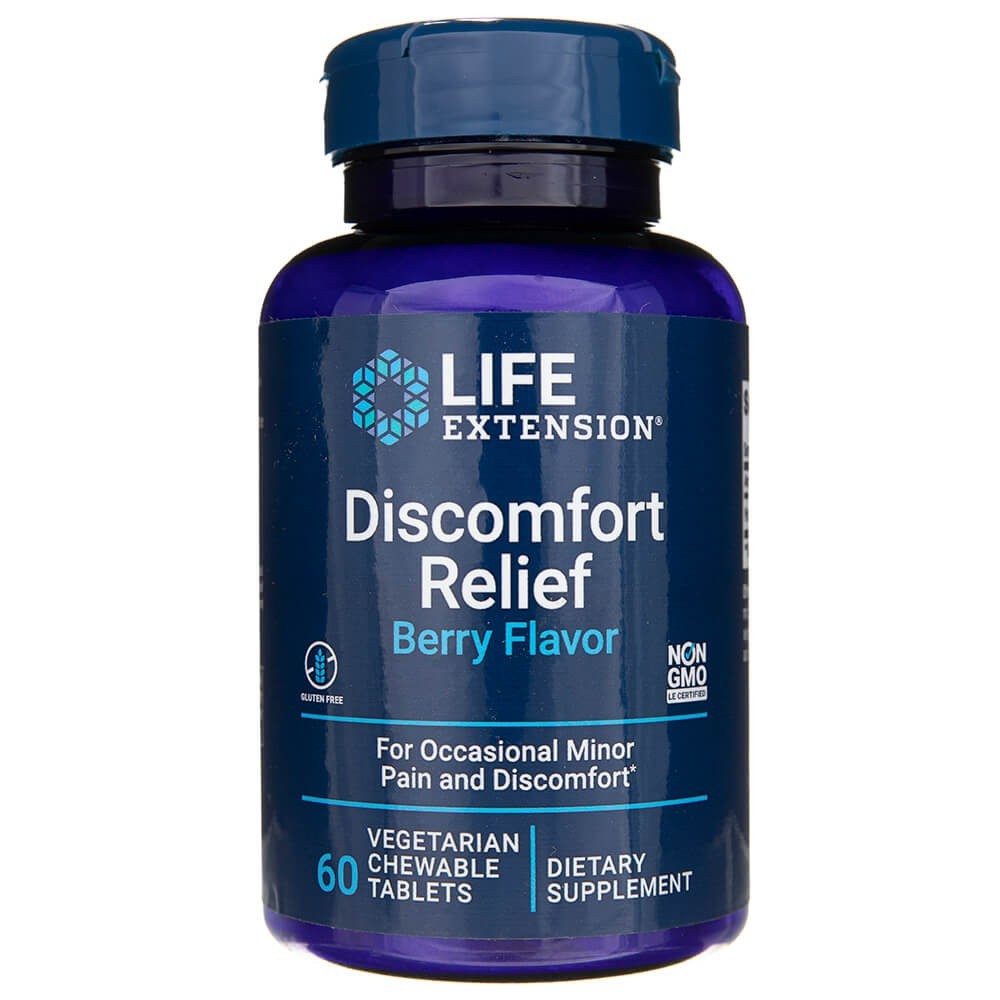 Life Extension Discomfort Relief ( Berry Flavor ) - 60 tablet