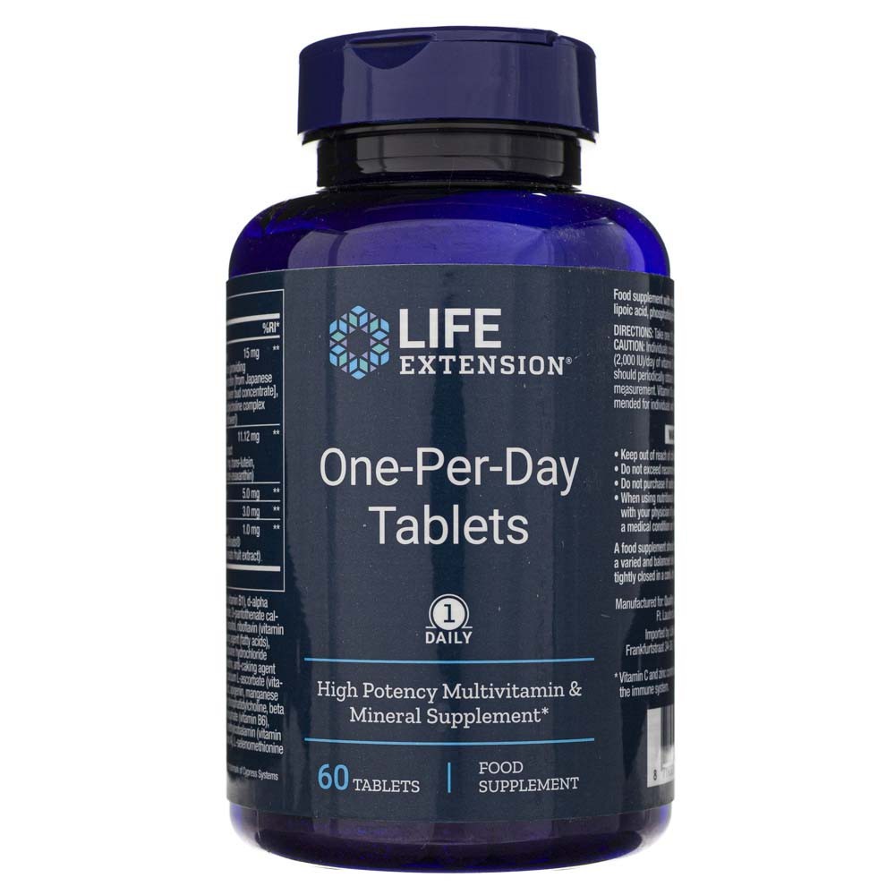 Life Extension Jednodenní tablety ( Multivitamín ) - 60 tablet