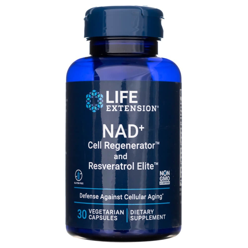 Life Extension NAD+ Cell Regenerator™ z resweratrolem 300 mg - 30 kapsułek