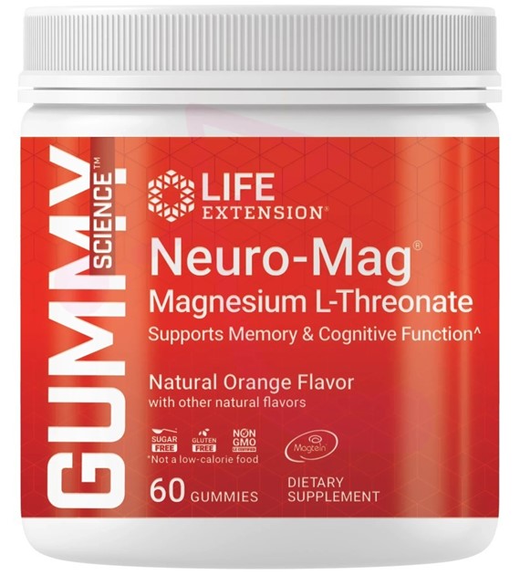 Life Extension Neuro-Mag (L-treonian magnezu) - 60 żelek