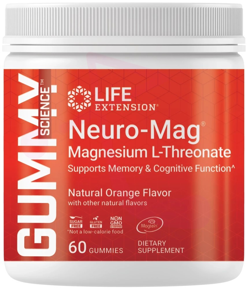 Life Extension Neuro-Mag (L-treonian magnezu) - 60 żelek