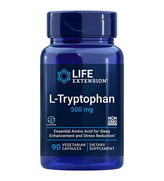 Life Extension L-Tryptofan 500 mg - 90 kapsułek