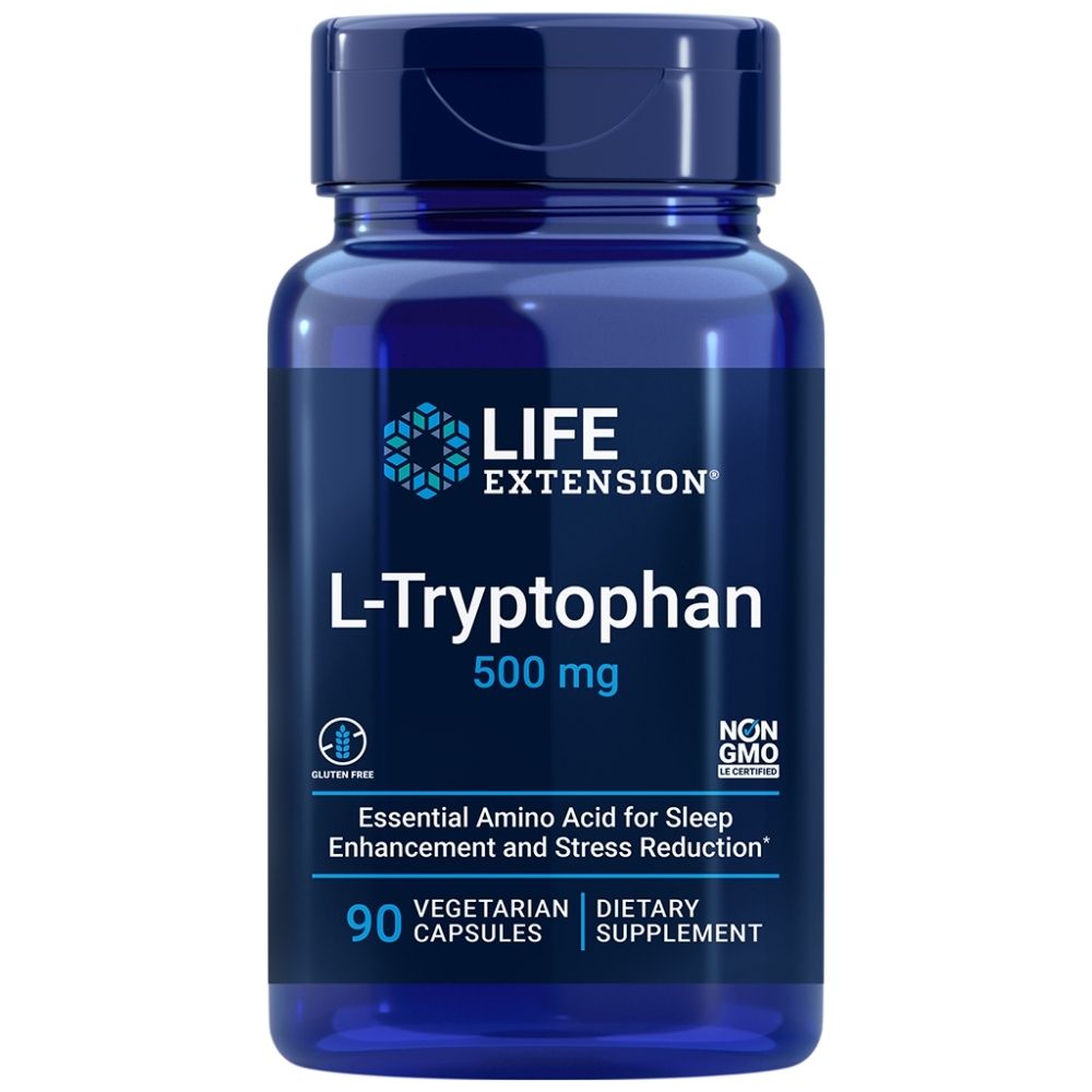 Life Extension L-Tryptofan 500 mg - 90 kapsułek