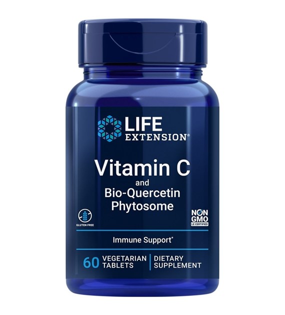 Life Extension Witamina C i Fitosom Bio-kwercetyny - 60 tabletek