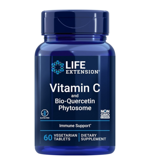 Life Extension Witamina C i Fitosom Bio-kwercetyny - 60 tabletek
