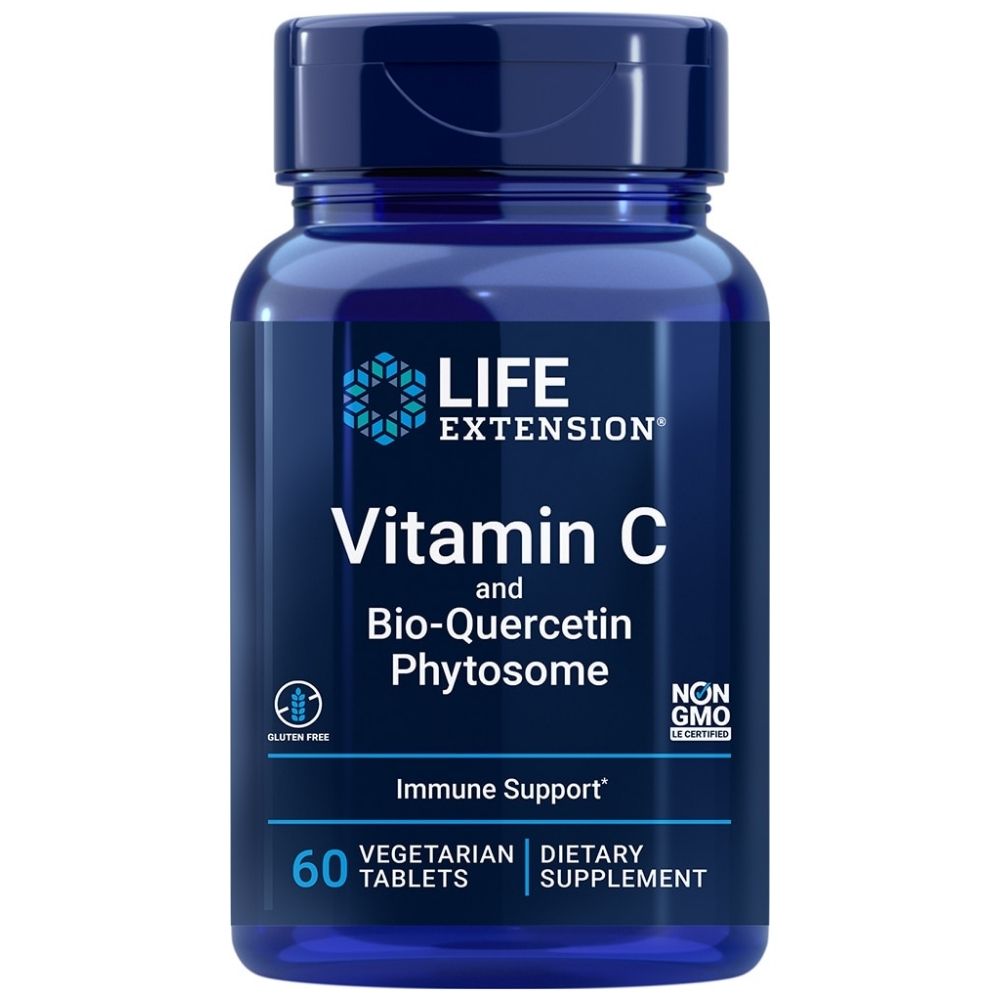 Life Extension Witamina C i Fitosom Bio-kwercetyny - 60 tabletek