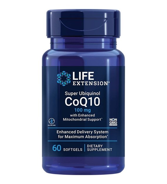 Life Extension Super Ubiquinol CoQ10 100 mg (Ubichinol) - 60 kapsułek