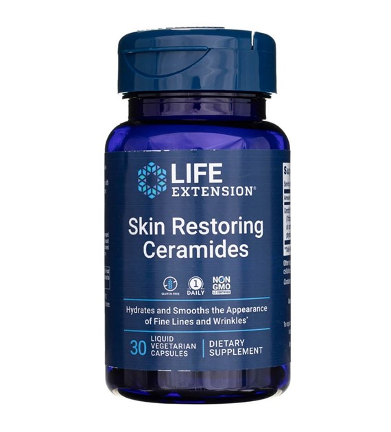 Life Extension Skin Restoring Ceramides - 30 Veg Capsules