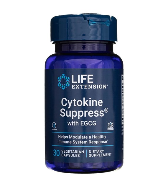 Life Extension Cytokine Suppress z EGCG - 30 kapsułek