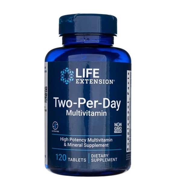 Life Extension Multivitamin na dva dny - 120 tablet