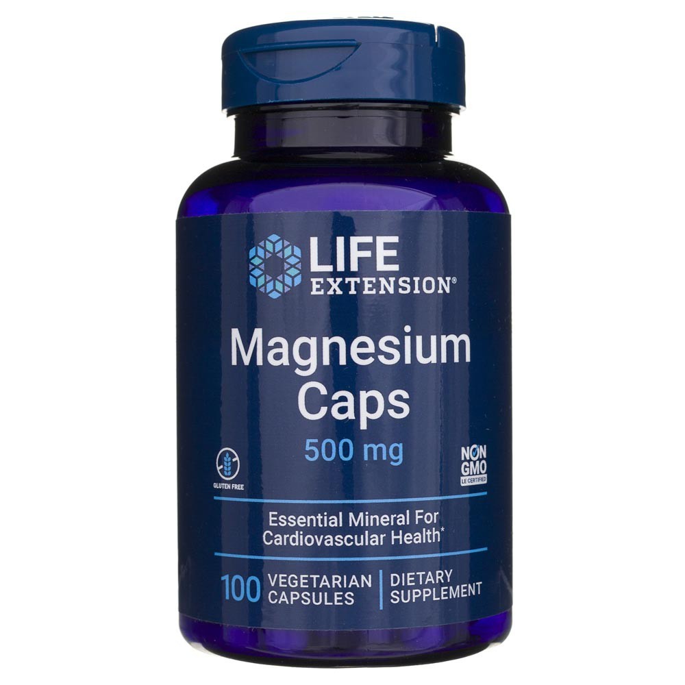 Life Extension Magnesium Caps 500 mg - 100 veg. kapslí