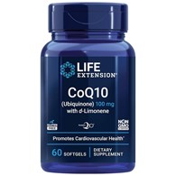Life Extension Koenzym Q10 (ubichinon) 100 mg z d-limonenem - 60 kapsułek