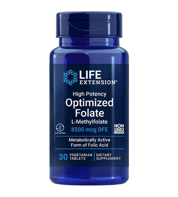 Life Extension High Potency Optimized Folate 8500 mcg - 30 tabletek