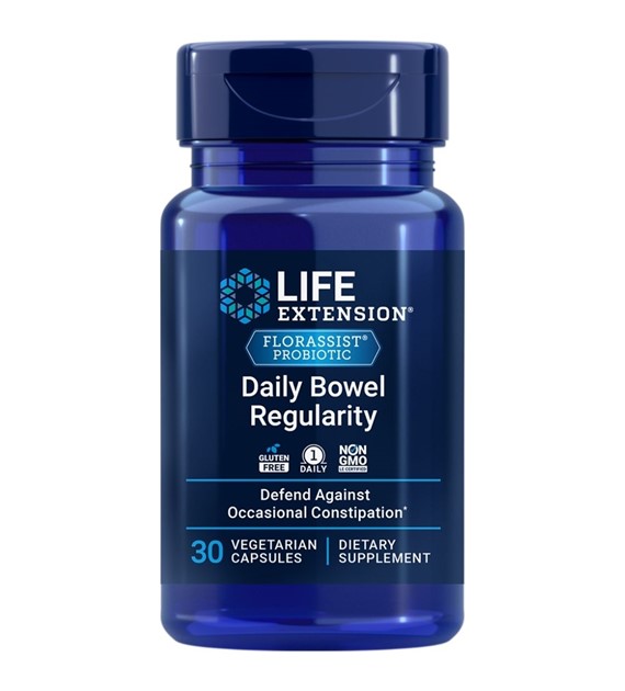 Life Extension Florassist® Probiotyk na sporadyczne zaparcia - 30 kapsułek