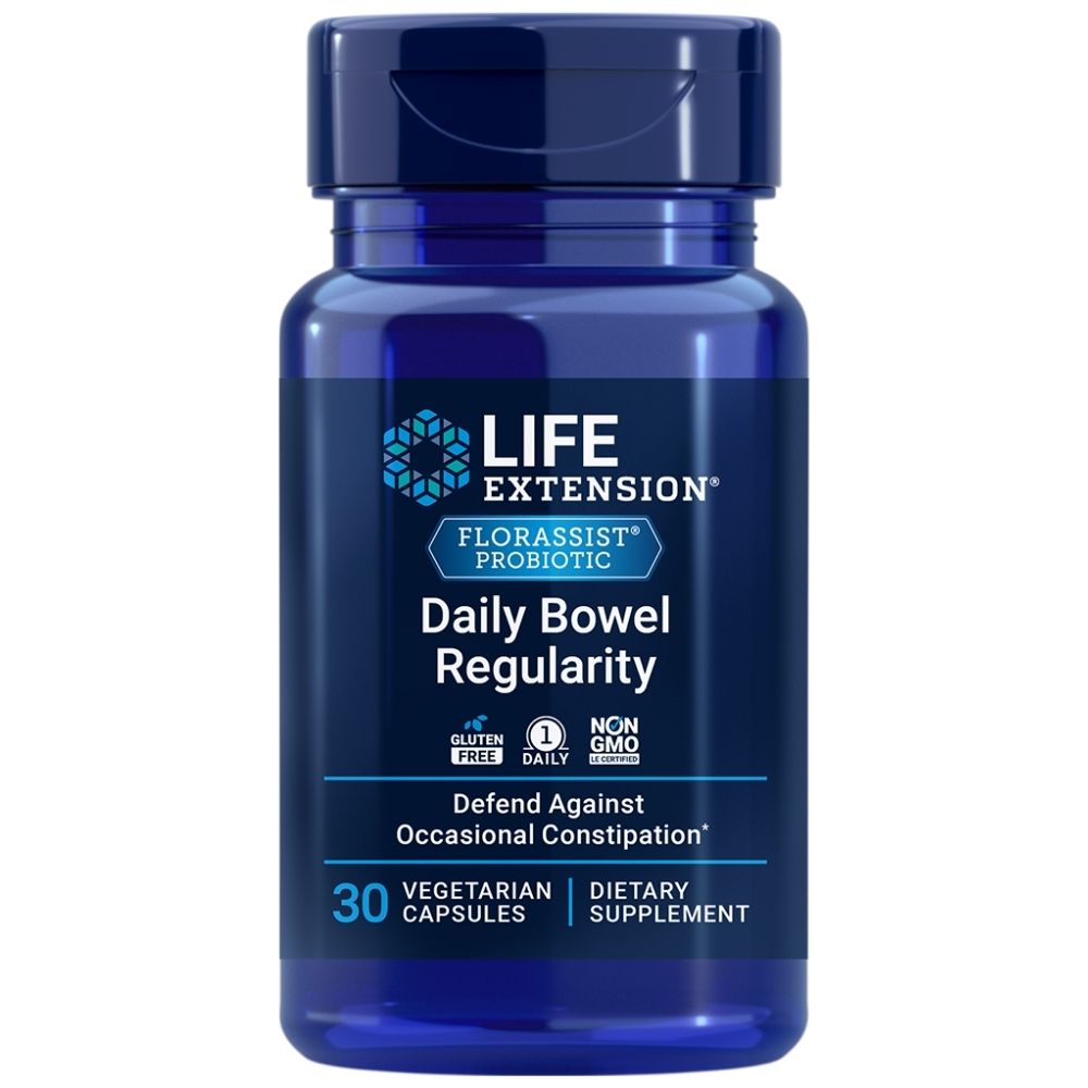 Life Extension Florassist® Probiotyk na sporadyczne zaparcia - 30 kapsułek