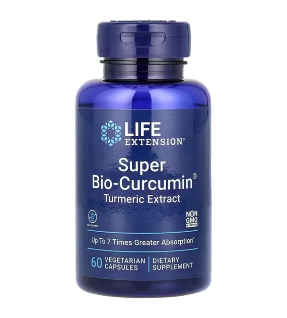 Life Extension Super Bio-Curcumin, Ekstrakt z kurkumy 400 mg - 60 kapsułek