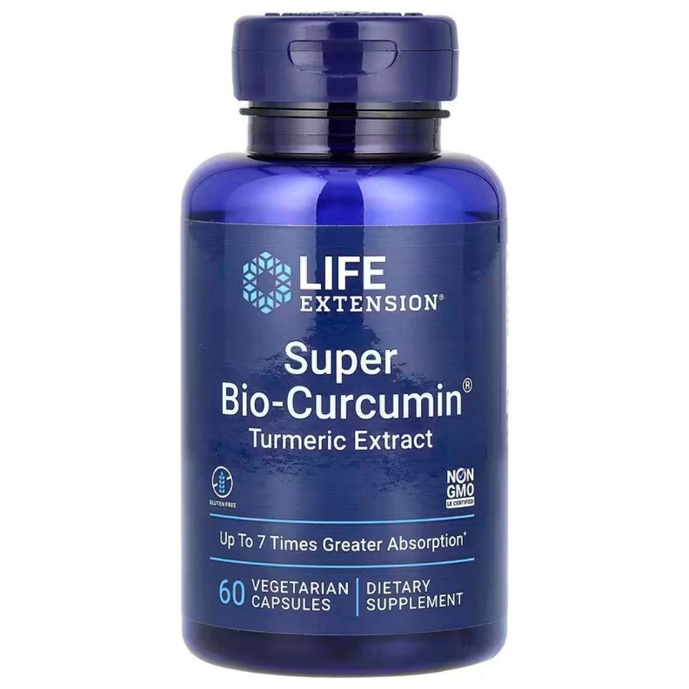 Life Extension Super Bio-Curcumin, Ekstrakt z kurkumy 400 mg - 60 kapsułek