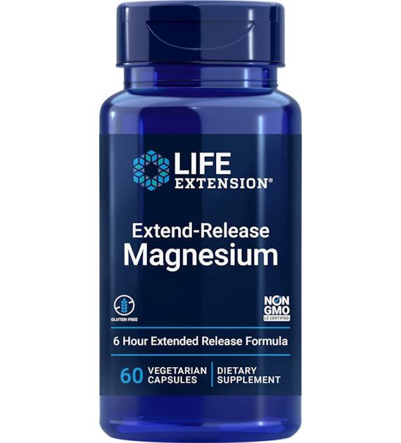 Life Extension Magnez o przedłużonym uwalnianiu 250 mg - 60 kapsułek