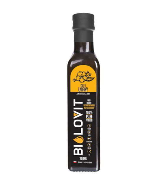 Bilovit Olej lniany zimnotłoczony - 250 ml